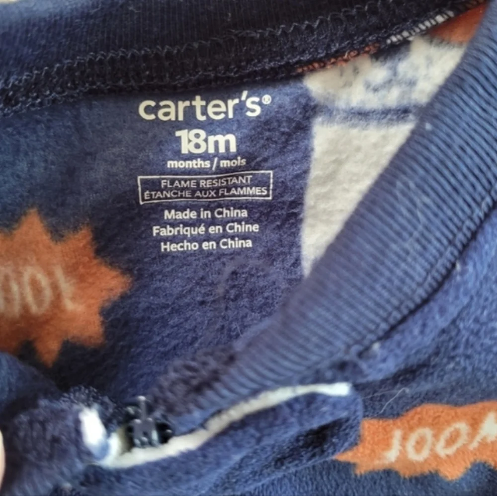 CARTER'S Navy Puppy Sleeper